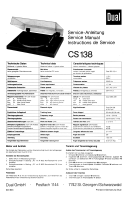 Dual CS-138-Service-Manual 